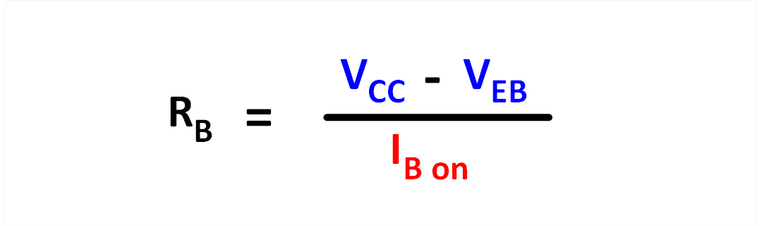 Basiswiderstand RB, Formel und Berechnung