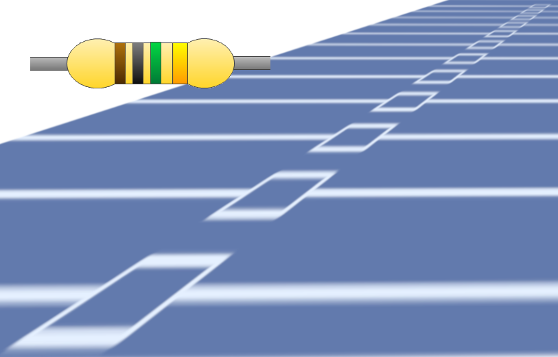 The standardized E-series of resistors. List of all values.